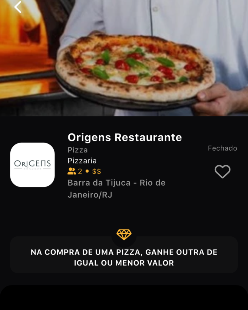 Origens Restaurante - Peça 2 e Pague1